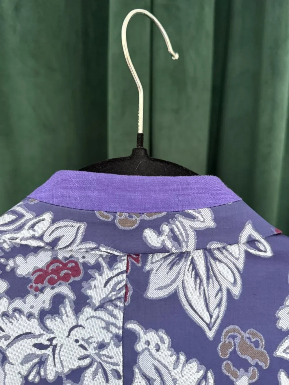 SOLD - ETRO Milano Floral Jacquard Blazer Purple Paisley Jacket IT 46 (US M/L) - Picture 10 of 11